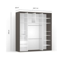 DRESSING LEX 221-240-66 D GRI/DWO/DMON